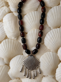 Todos Santos Silver Shell Necklace