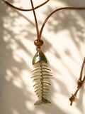 Palermo Fish Wrap Necklace