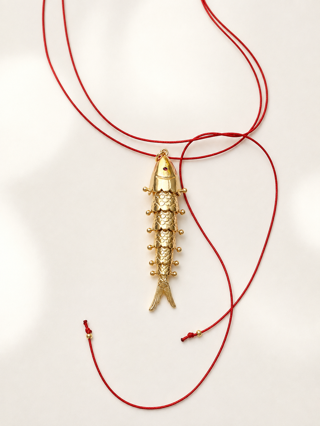 Bali fish necklace
