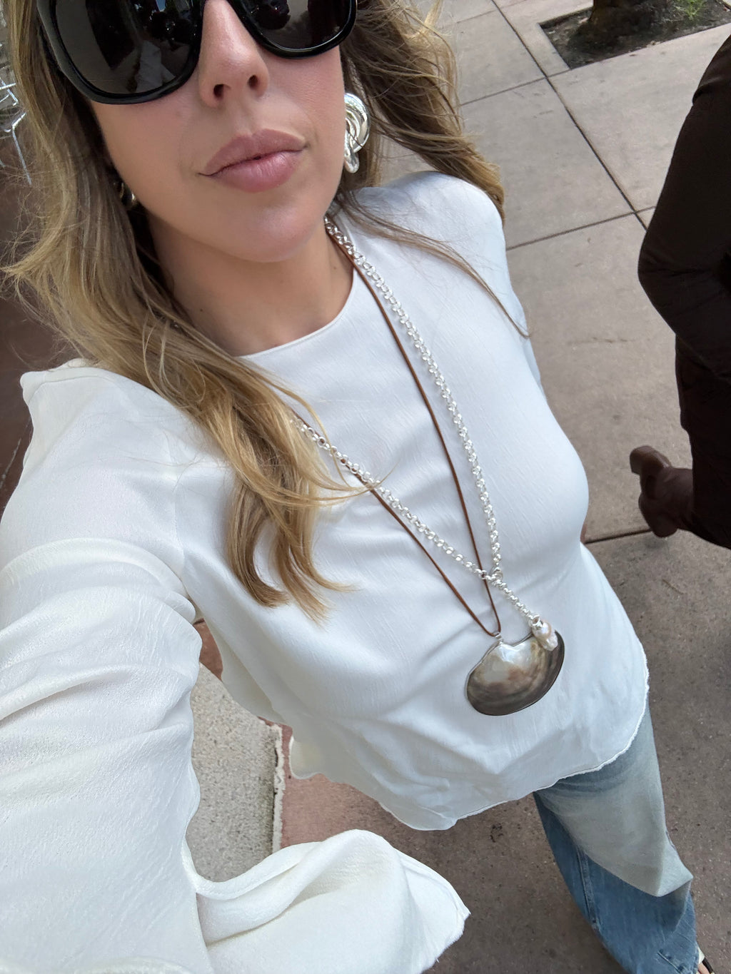 Menorca Shell Wrap Necklace