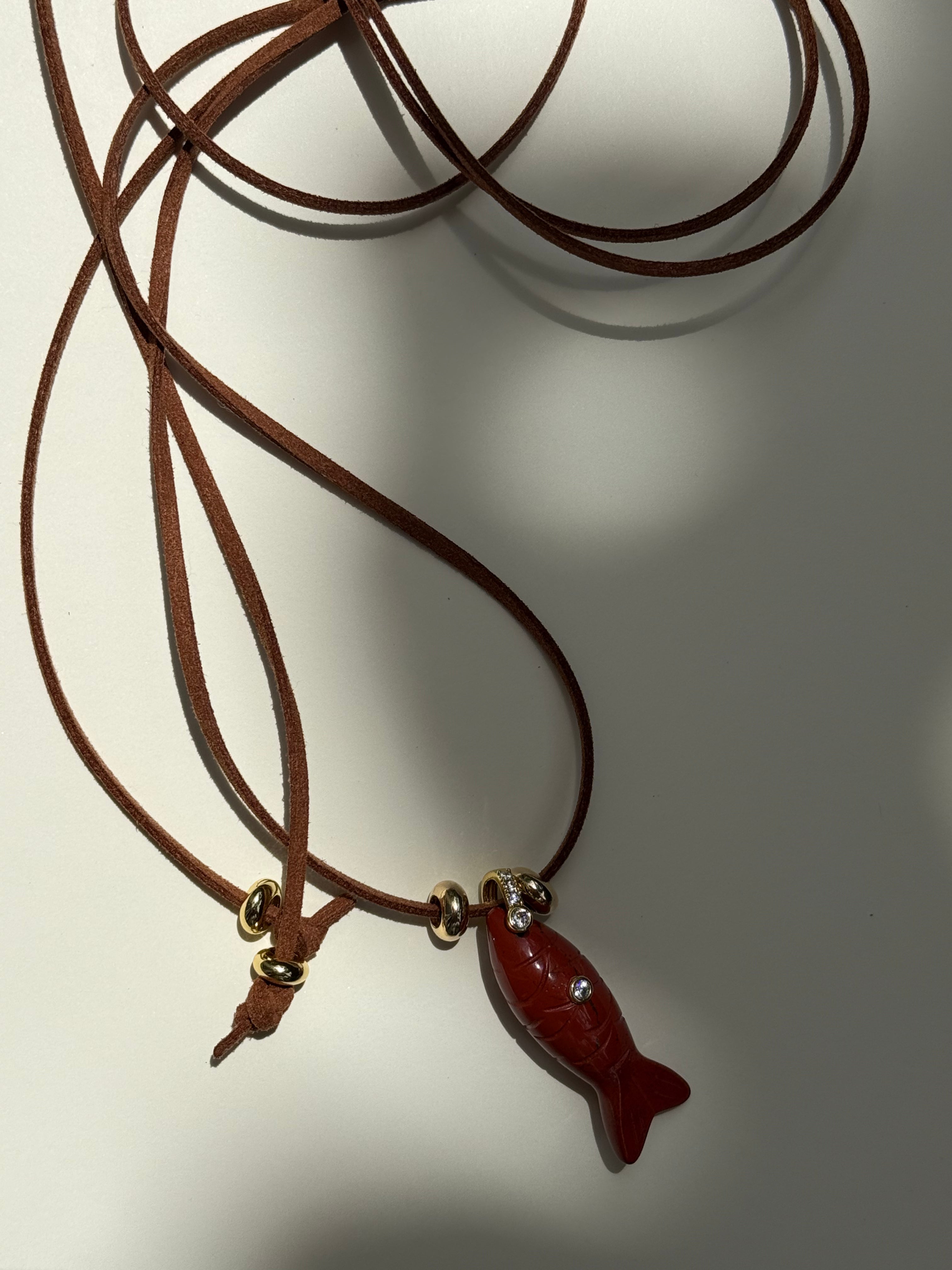 Formentera Fish Wrap Necklace