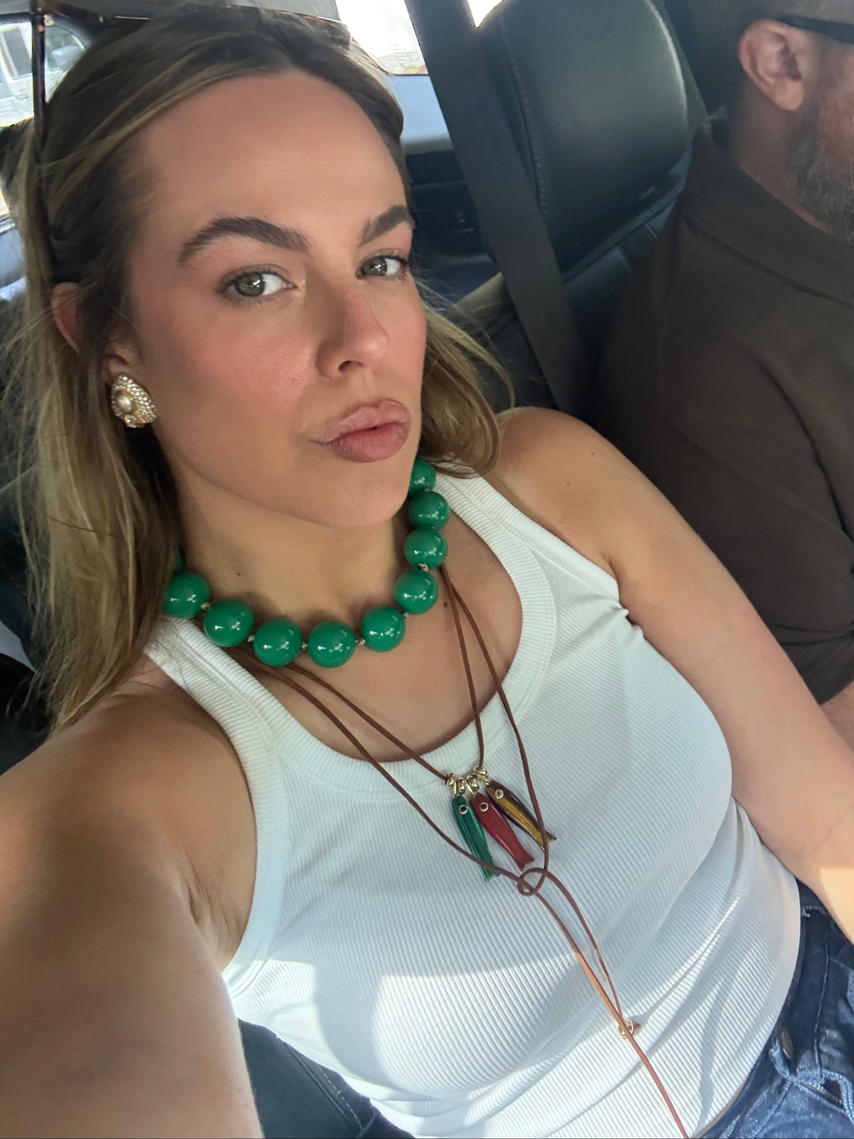 Studio Marea Sardinia Wrap Necklace – Three Fish Charms on Suede Cord, Handmade, Mediterranean Jewelry